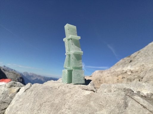 Gipfelkreuz aus Glas-Komposit
